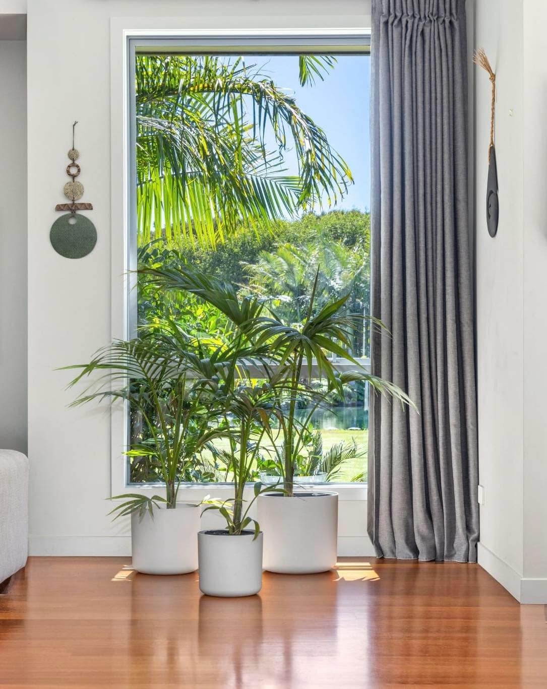 White Kentia Inside grouping